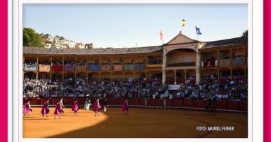 <b>Desde Aranjuez Muriel Feiner… larga pero muy entretenida Corrida Goyesca</b>
