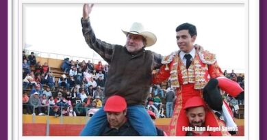 <b>En Santo Tomás Hueyotlipan… Salieron de la plaza Marco González y Sebastián Palomo en los generosos hombros</b>