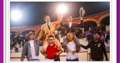 <b>En San Miguel de Allende… Hermoso Jr y Juan Pablo Sánchez salieron en generosos hombros</b>